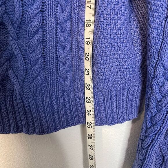 Polo Ralph Lauren Aran-Knit Cotton Turtleneck Sweater Size XL - Picture 2 of 9